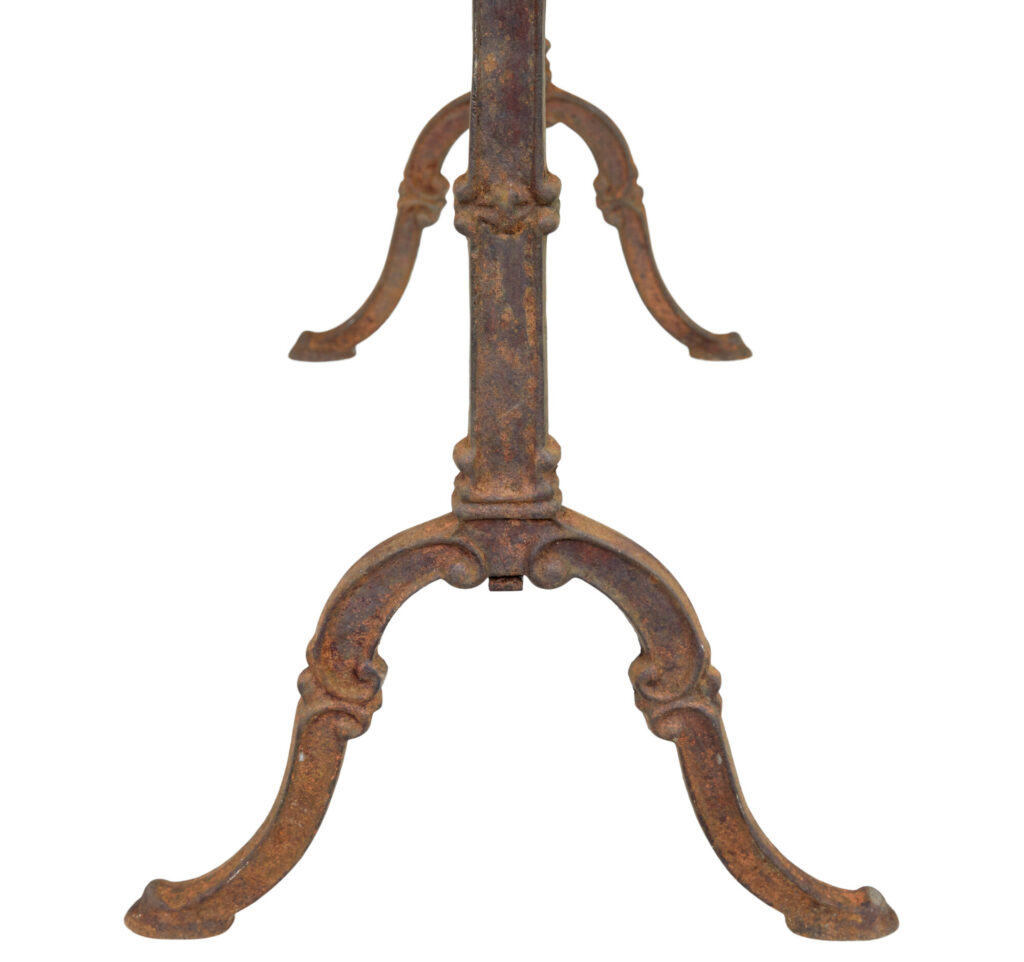 Late 19th Century French Cast Iron Side Table — image 4