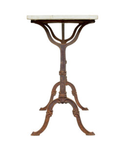 Late 19th Century French Cast Iron Side Table — thumbnail 3