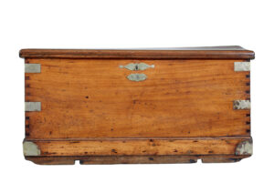 19th Century Continental Mahogany Maritime Chest — thumbnail 16