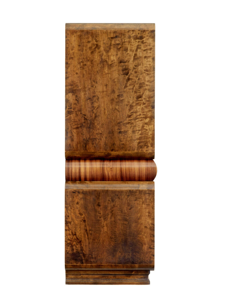 Art Deco Scandinavian Birch and Elm Cabinet — image 5