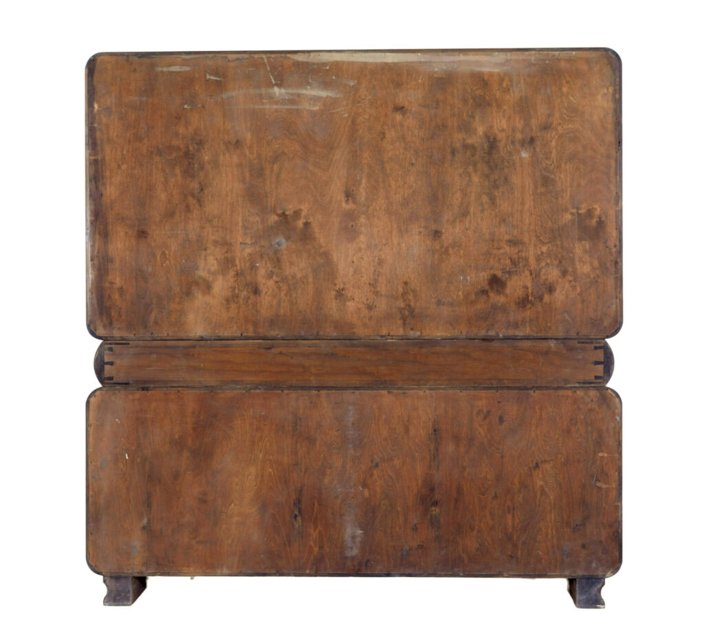 Art Deco Scandinavian Birch and Elm Cabinet — image 4