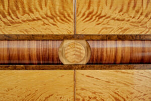 Art Deco Scandinavian Birch and Elm Cabinet — thumbnail 12