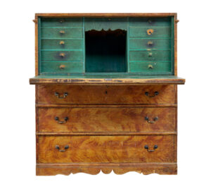 Swedish 19th Century Painted Pine Escritoire Writing Desk — thumbnail 10