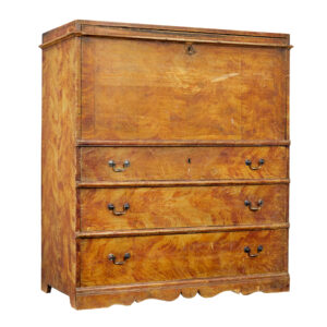 SWEDISH 19TH CENTURY PAINTED PINE ESCRITOIRE WRITING DESK