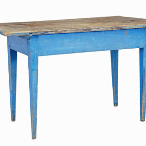 RUSTIC 19TH CENTURY PAINTED PINE SIDE TABLE