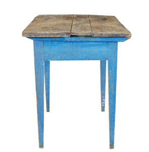 Rustic 19th Century Painted Pine Side Table — thumbnail 6