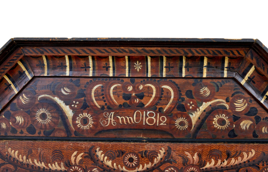 Early 19th Century Hand Painted Swedish Cupboard — image 9