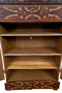 Early 19th Century Hand Painted Swedish Cupboard — thumbnail 8