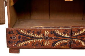 Early 19th Century Hand Painted Swedish Cupboard — thumbnail 7