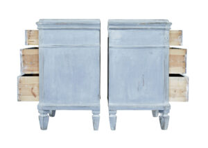 Pair of 19th Century Painted Swedish Chest of Drawers — thumbnail 8