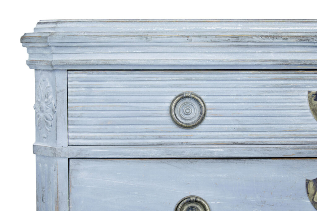 Pair of 19th Century Painted Swedish Chest of Drawers — image 5