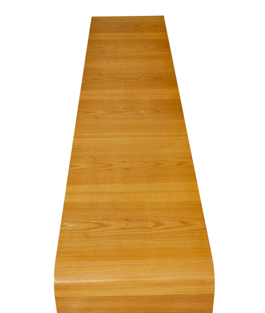 Mid Century Swedish Elm and Burr Sideboard Bookcase — image 2