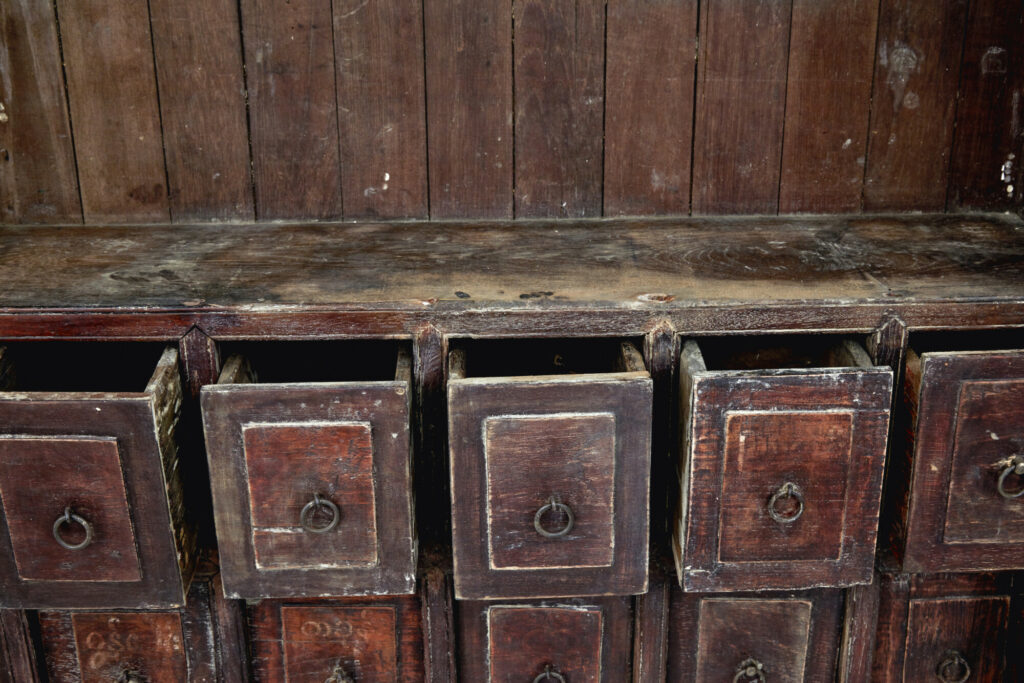 Large 19th Century Burmese Colonial Haberdashery Cabinet — image 5