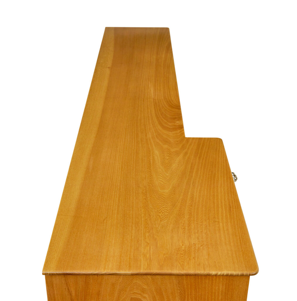 Mid Century Elm Low Open Bookcase by Ferdinand Lundquist — image 11