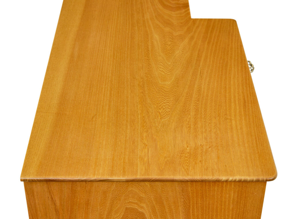 Mid Century Elm Low Open Bookcase by Ferdinand Lundquist — image 10