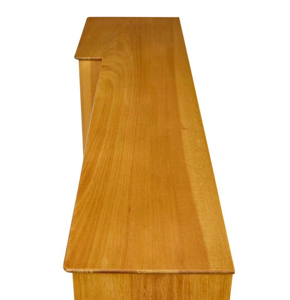 Mid Century Elm Low Open Bookcase by Ferdinand Lundquist — image 9