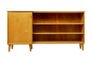 Mid Century Elm Low Open Bookcase by Ferdinand Lundquist — thumbnail 8