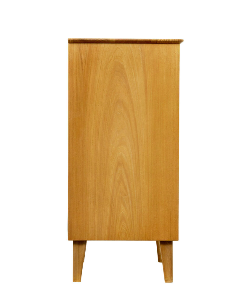Mid Century Elm Low Open Bookcase by Ferdinand Lundquist — image 6