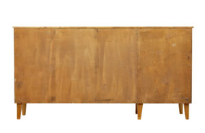 Mid Century Elm Low Open Bookcase by Ferdinand Lundquist — thumbnail 4