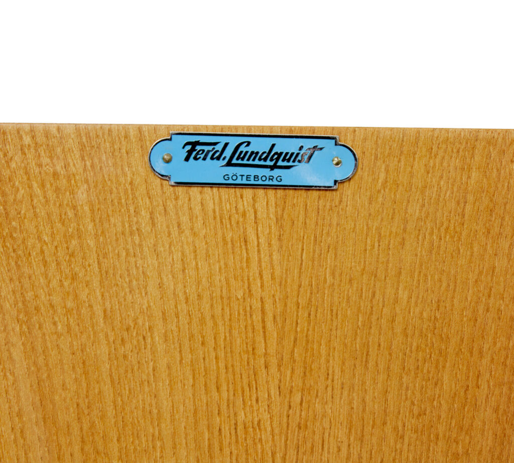 Mid Century Elm Low Open Bookcase by Ferdinand Lundquist — image 3