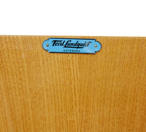 Mid Century Elm Low Open Bookcase by Ferdinand Lundquist — thumbnail 3
