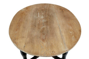 Rustic Mid 19th Century Painted Oak Occasional Table — thumbnail 4