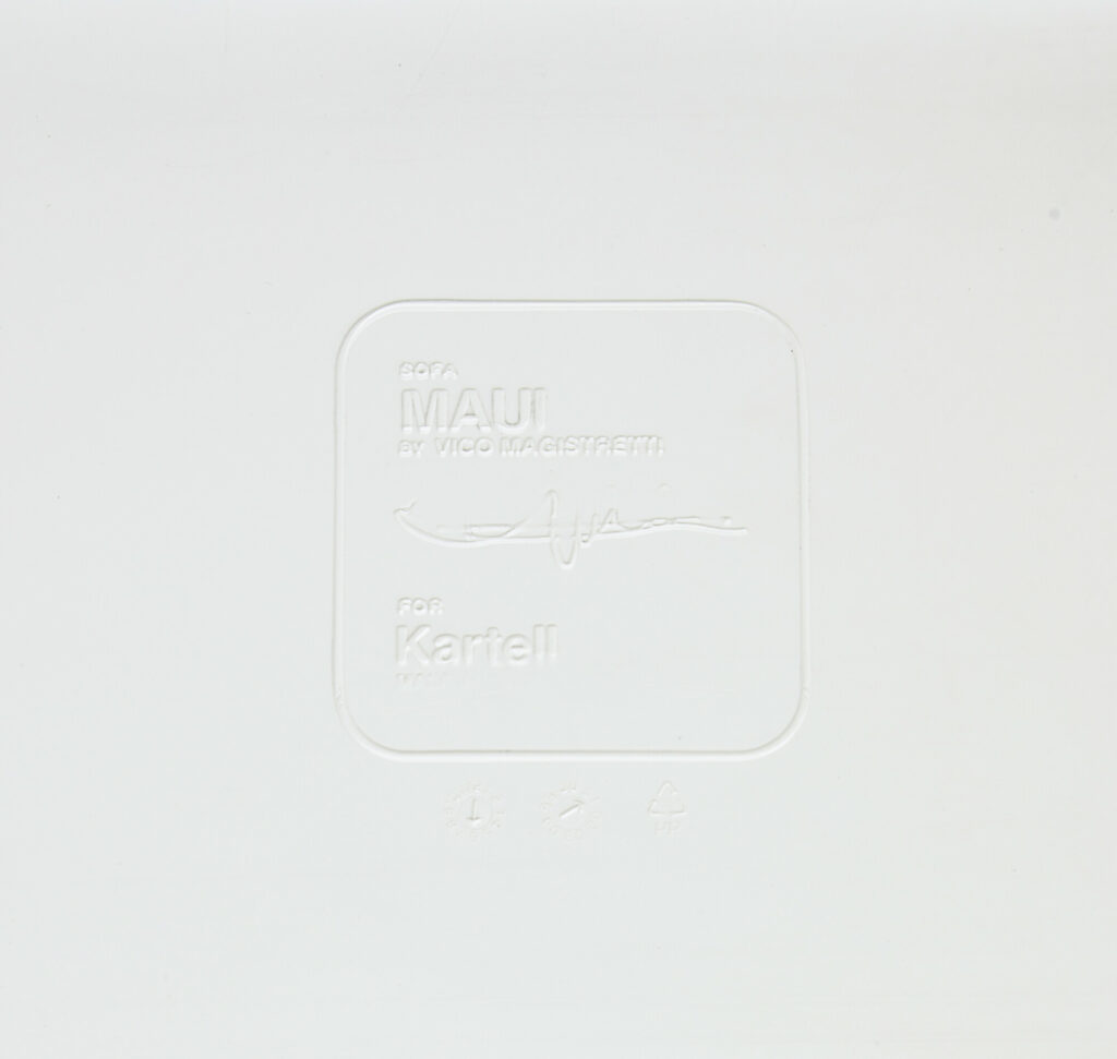 Pair of Maui Sofas by Vico Magistretti for Kartell — image 2