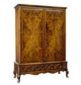 Mid 20th Century Burr Birch Cabinet by Bodafors — thumbnail 2
