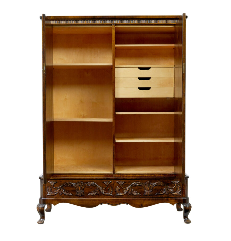 Mid 20th Century Burr Birch Cabinet by Bodafors — image 9