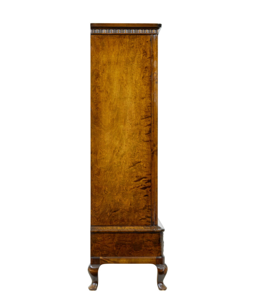 Mid 20th Century Burr Birch Cabinet by Bodafors — image 8
