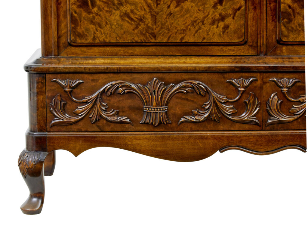 Mid 20th Century Burr Birch Cabinet by Bodafors — image 4