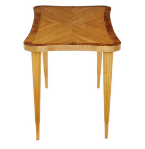 Mid 20th Century Scandinavian Birch Shaped Coffee Table — thumbnail 4