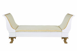 Early 20th Century Empire Revival Painted Scandinavian Day Bed — thumbnail 6