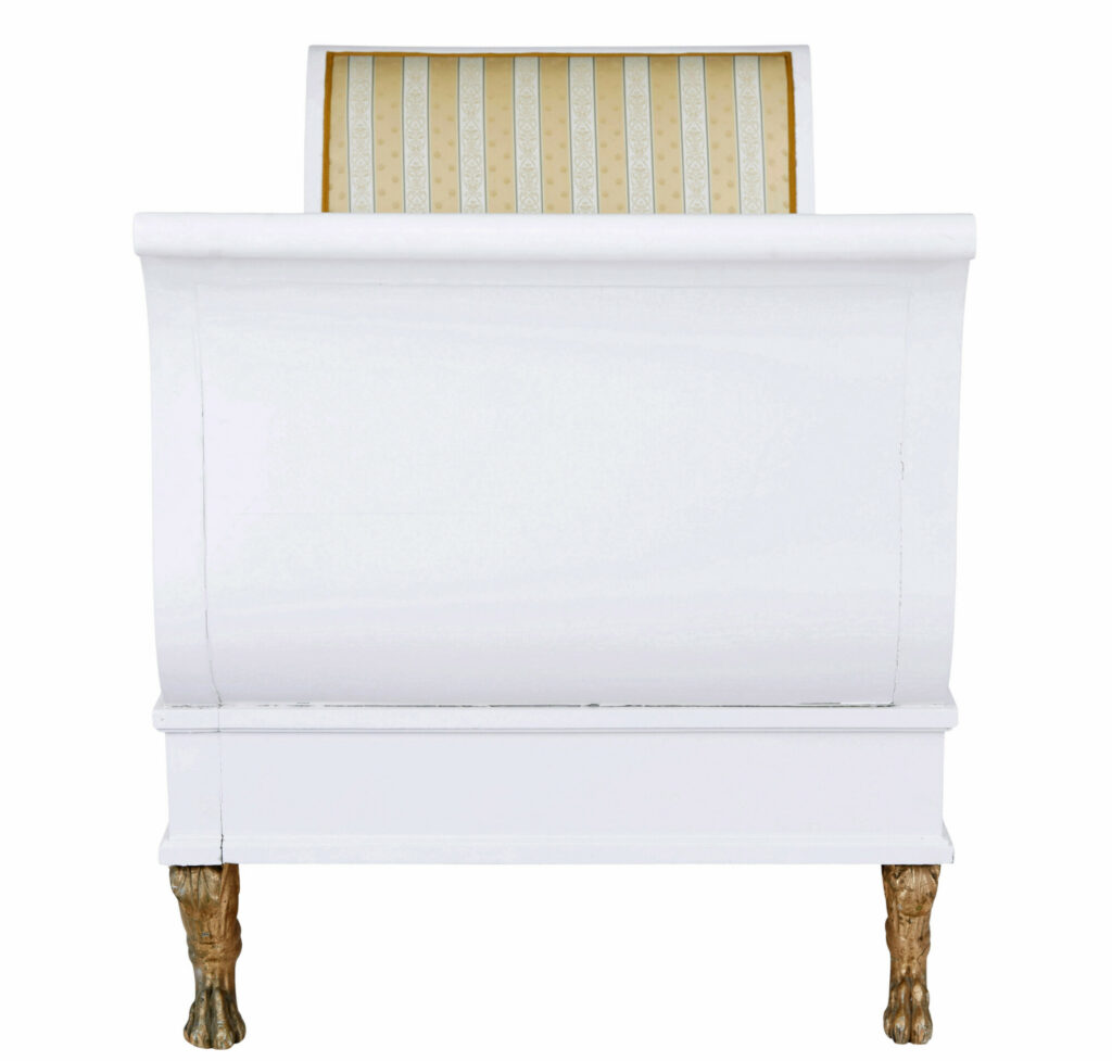 Early 20th Century Empire Revival Painted Scandinavian Day Bed — image 5