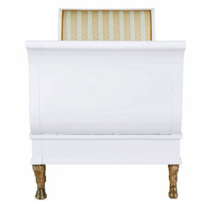 Early 20th Century Empire Revival Painted Scandinavian Day Bed — thumbnail 5