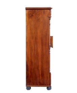 19th Century Burr Walnut Secretaire Tall Chest of Drawers — thumbnail 9