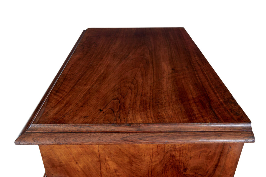 19th Century Burr Walnut Secretaire Tall Chest of Drawers — image 3