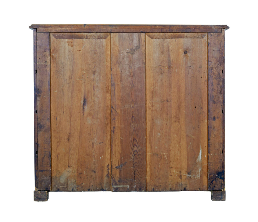 19th Century Burr Walnut Secretaire Chest of Drawers — image 7