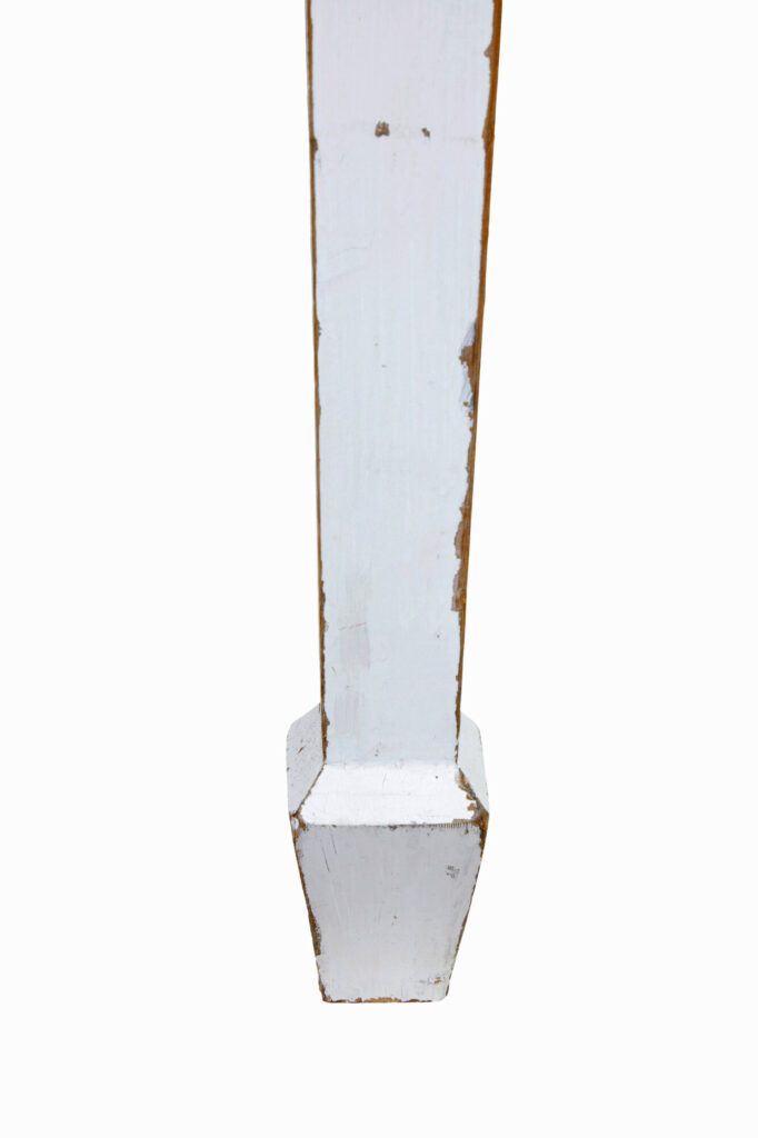 Large Swedish 19th Century Painted Pine Kitchen Table — image 4