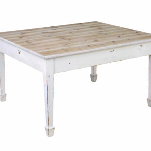 LARGE SWEDISH 19TH CENTURY PAINTED PINE KITCHEN TABLE