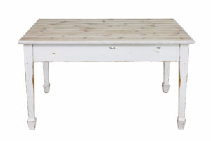 Large Swedish 19th Century Painted Pine Kitchen Table — thumbnail 9