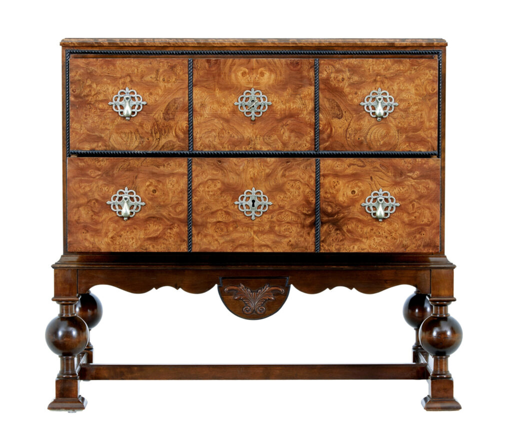 20th Century Birch and Burr Chest of Drawers by Carl Malmsten — image 8