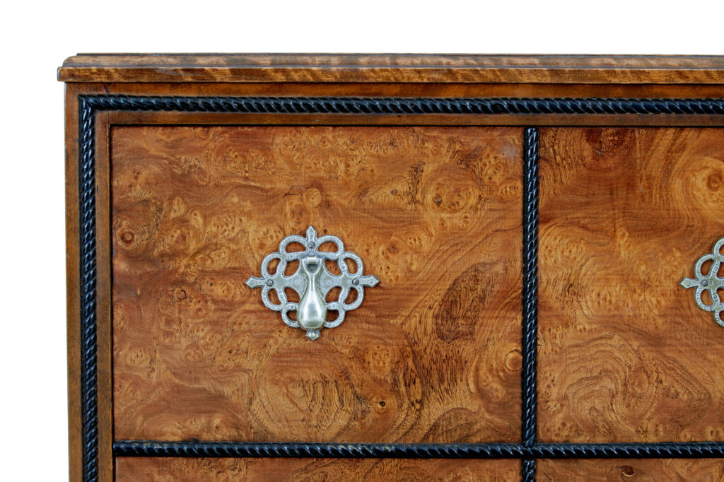 20th Century Birch and Burr Chest of Drawers by Carl Malmsten — image 4