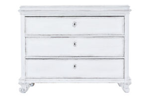 SWEDISH 19TH CENTURY PAINTED CHEST OF DRAWERS