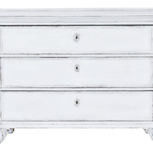 SWEDISH 19TH CENTURY PAINTED CHEST OF DRAWERS