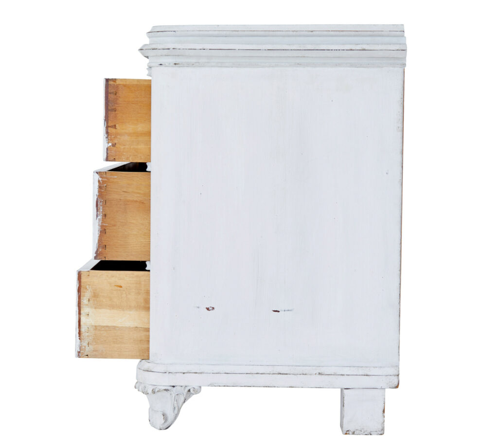 Swedish 19th Century Painted Chest of Drawers — image 9