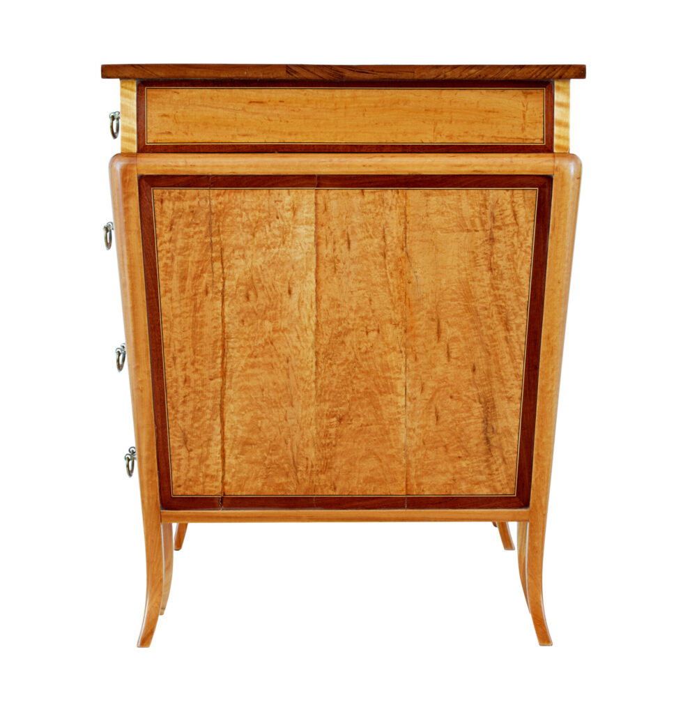 Early 20th Century Satinwood Sheraton Revival Desk — image 7
