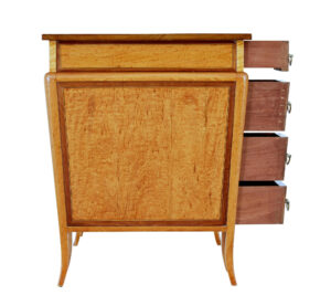 Early 20th Century Satinwood Sheraton Revival Desk — thumbnail 5