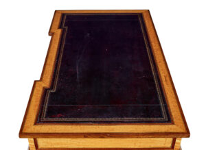 Early 20th Century Satinwood Sheraton Revival Desk — thumbnail 3