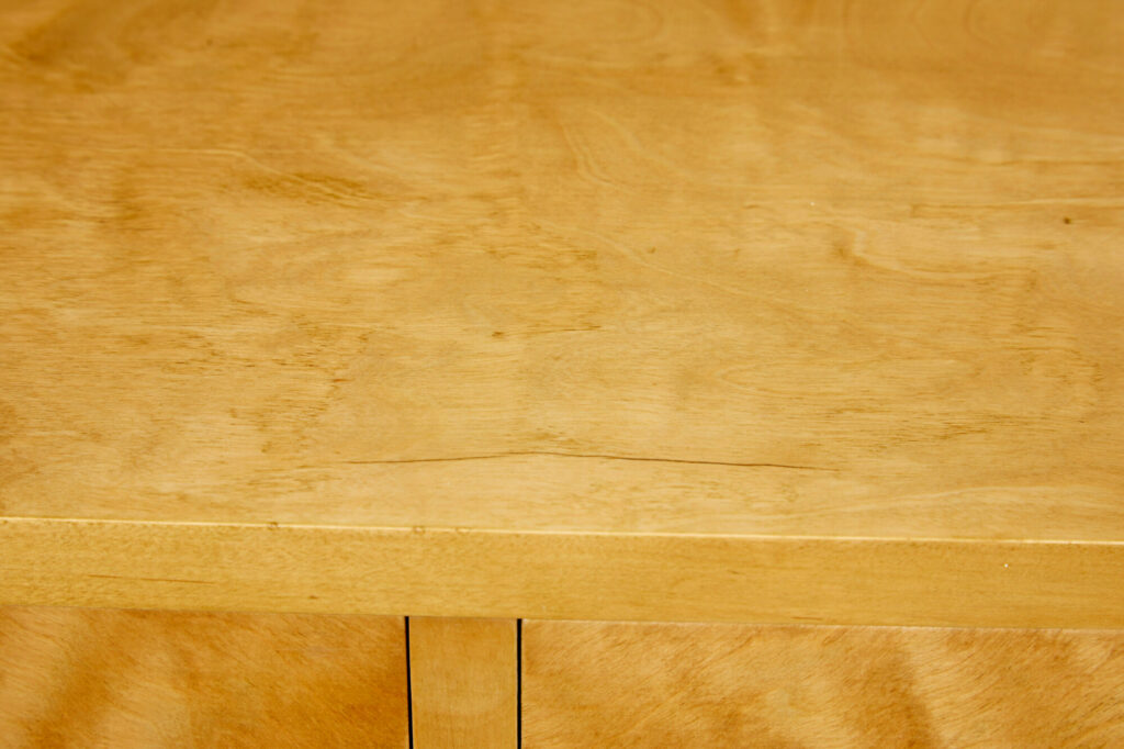 Mid Century Swedish Birch Low Open Bookcase — image 3